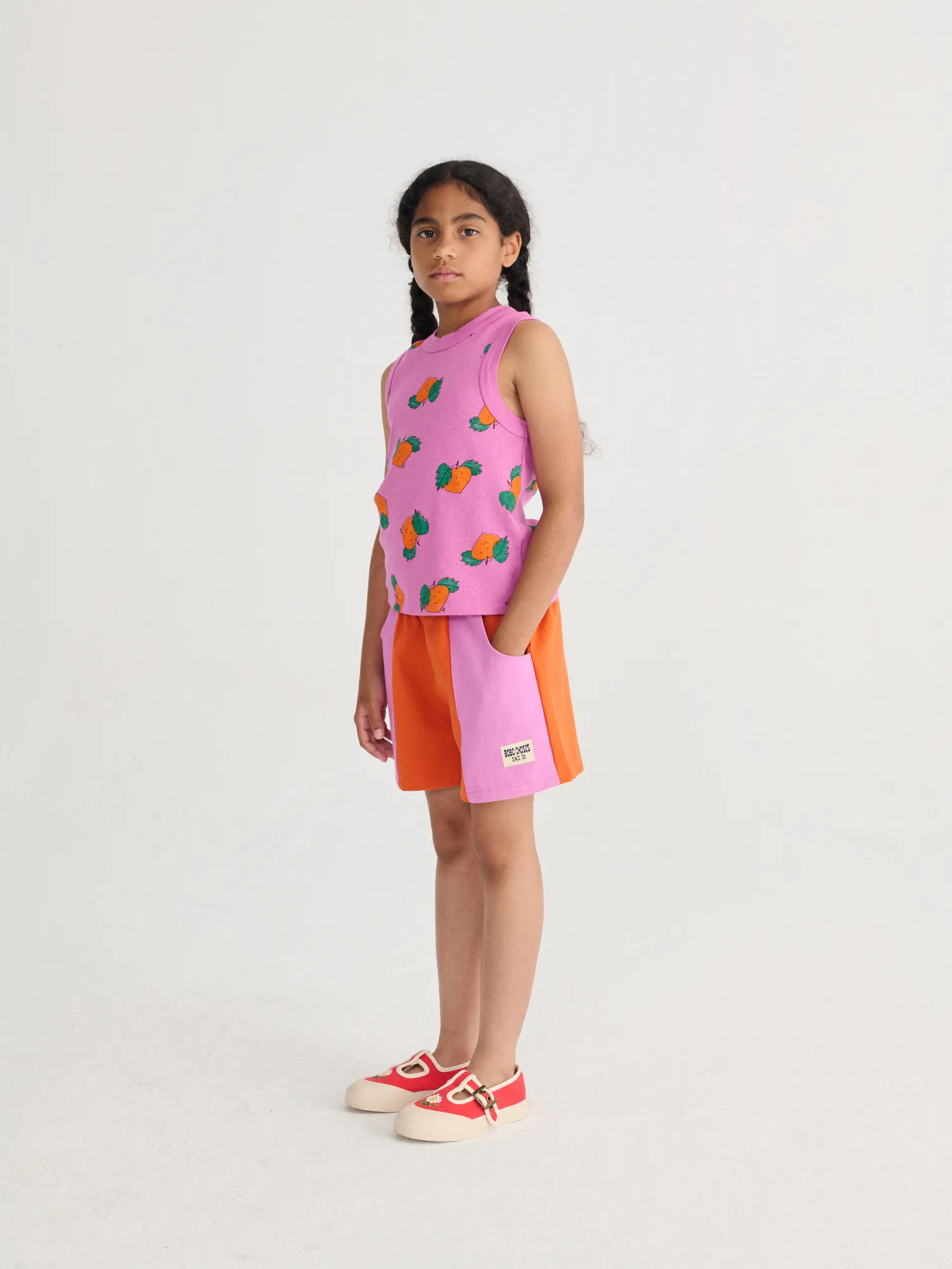 Bobo Choses Top Tangerine All Over Purple - obrazek 5