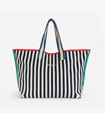 Bobo Choses Torebka Color Block Cotton Bag Multicolor