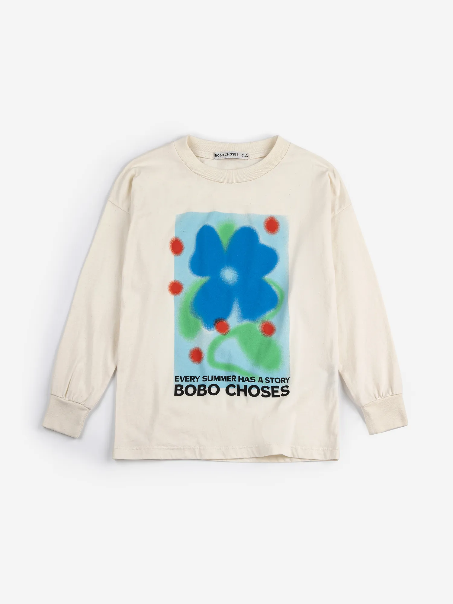 Bobo Choses Longsleeve Summer Story White