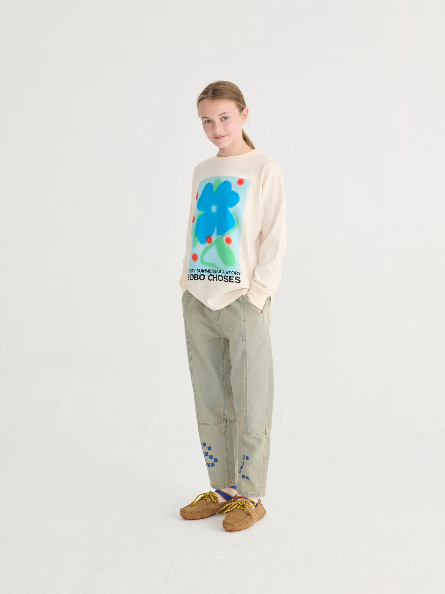 Bobo Choses Longsleeve Summer Story White - obrazek 7
