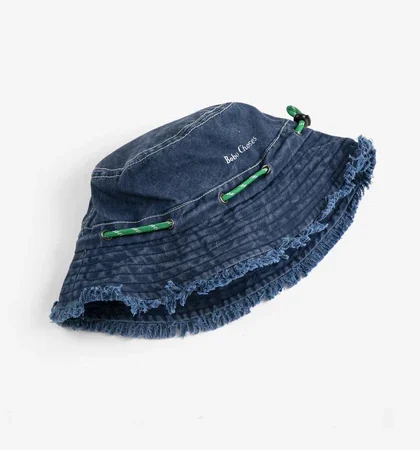 Bobo Choses Kapelusz Jeansowy Fisherman Adjustable Navy Blue