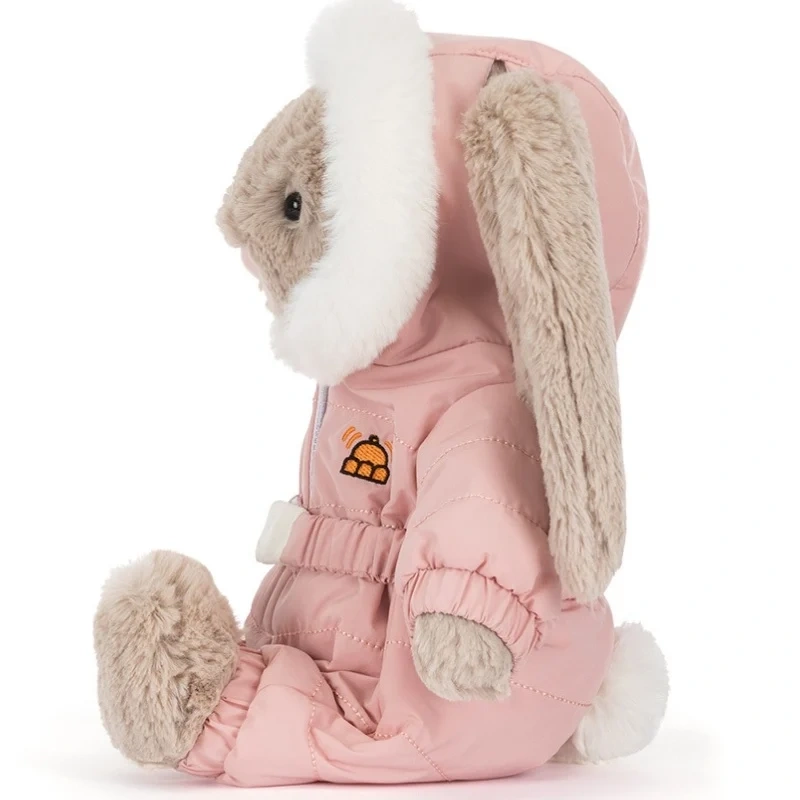 Jellycat Króliczek Beżowy w Kombinezonie Zimowym 31 cm - obrazek 2