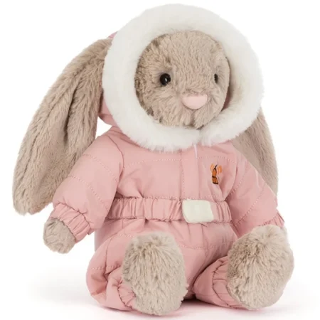 Jellycat Króliczek Beżowy w Kombinezonie Zimowym 31 cm