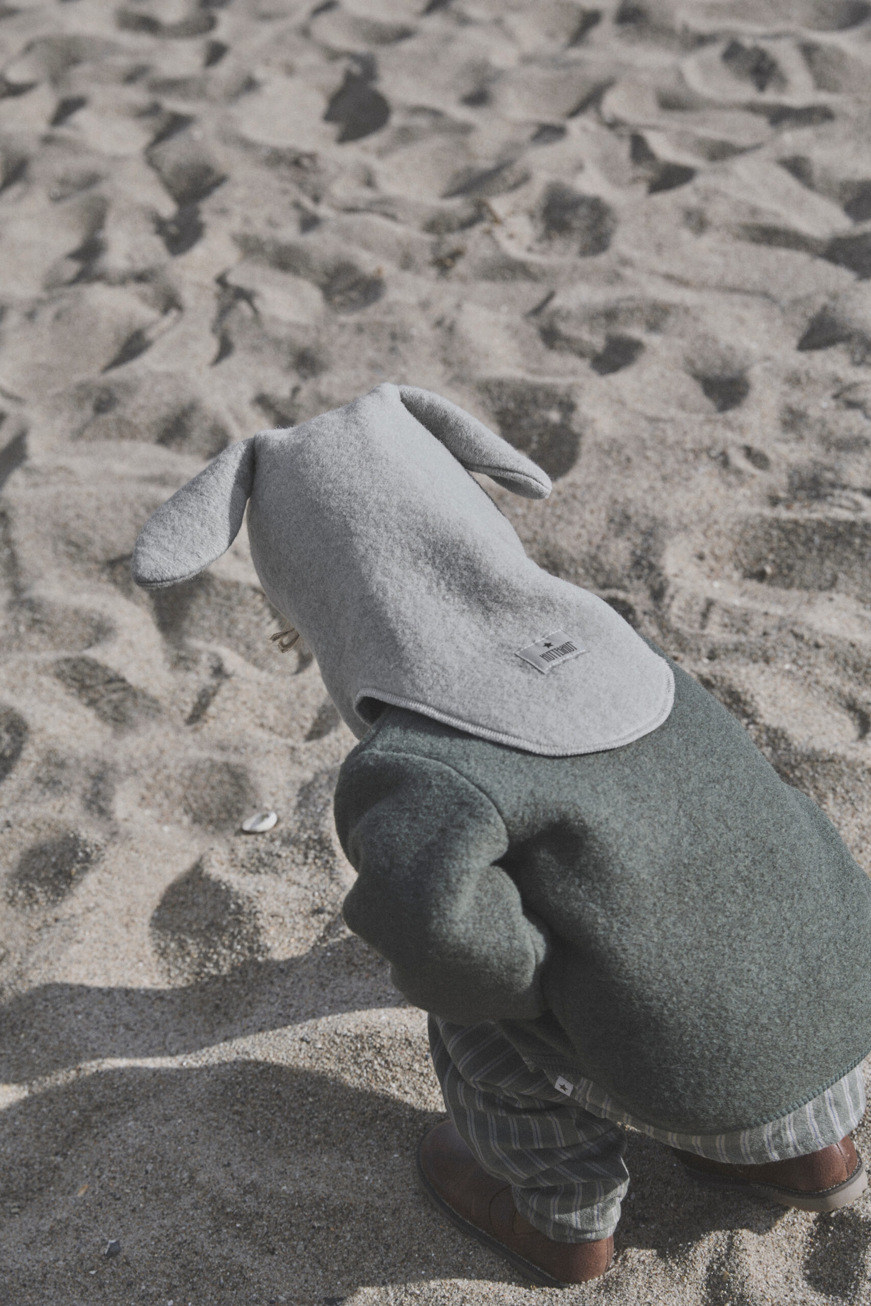 Huttelihut Kominiarka Wełniana Balaclava Ears Wool - obrazek 4