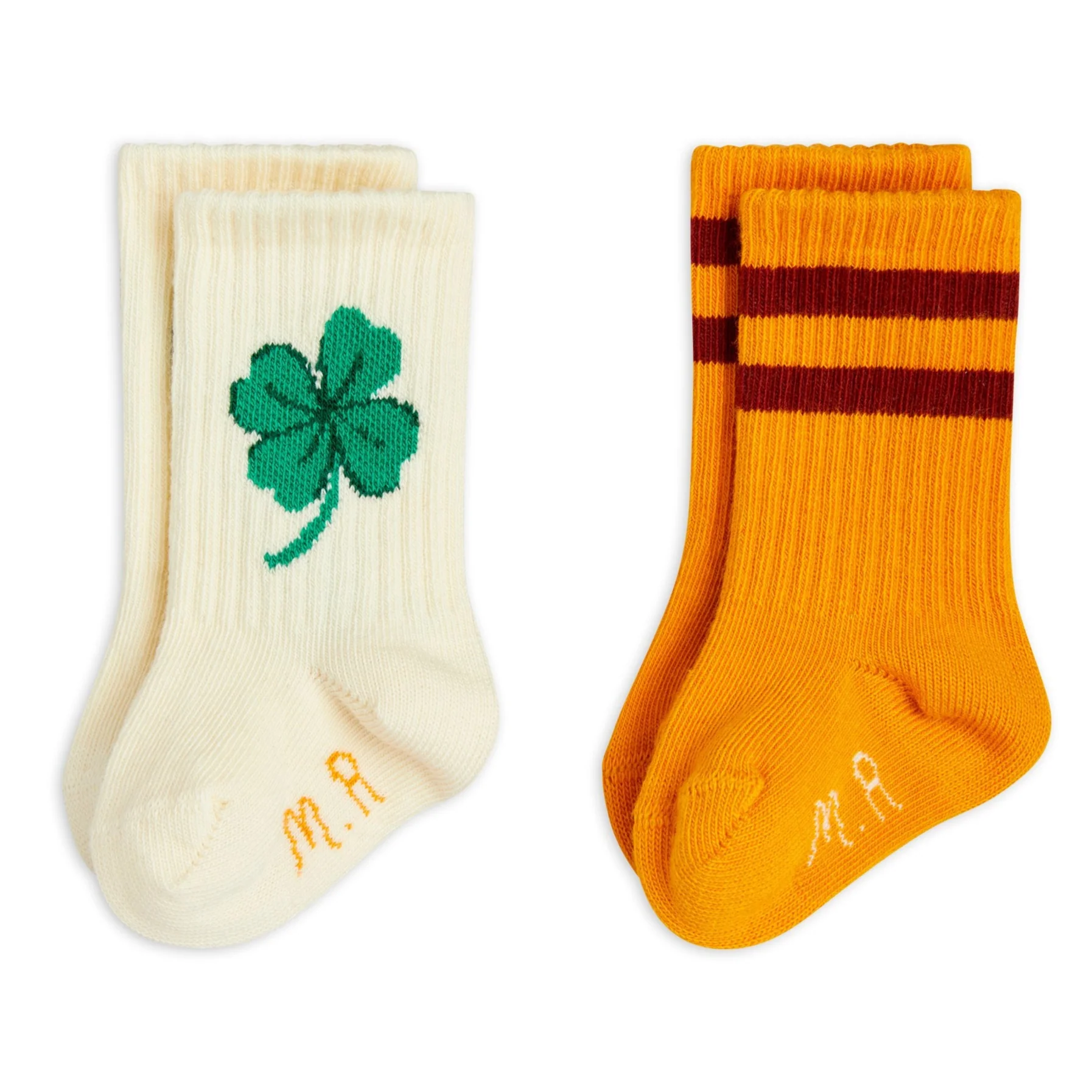 Mini Rodini 2-Pak Skarpetki Baby Clover