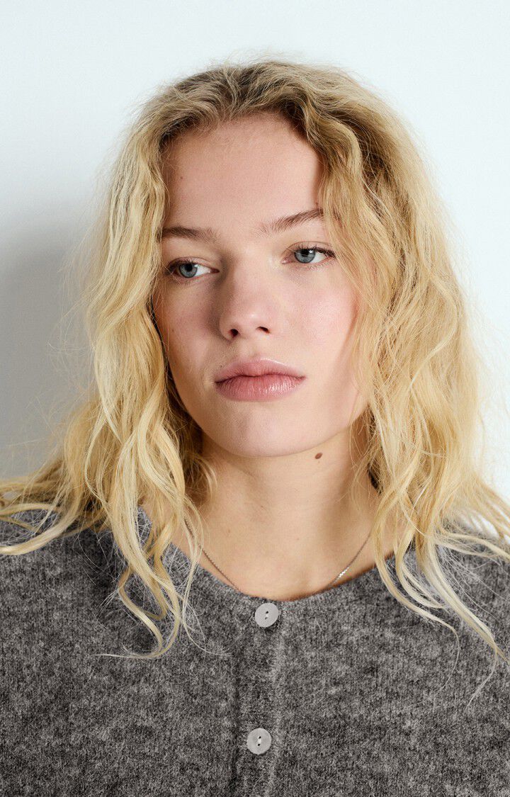 American Vintage Kardigan Gilet Acier Chine - obrazek 4