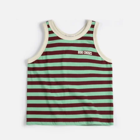 Bobo Choses Tank Top Striped Green
