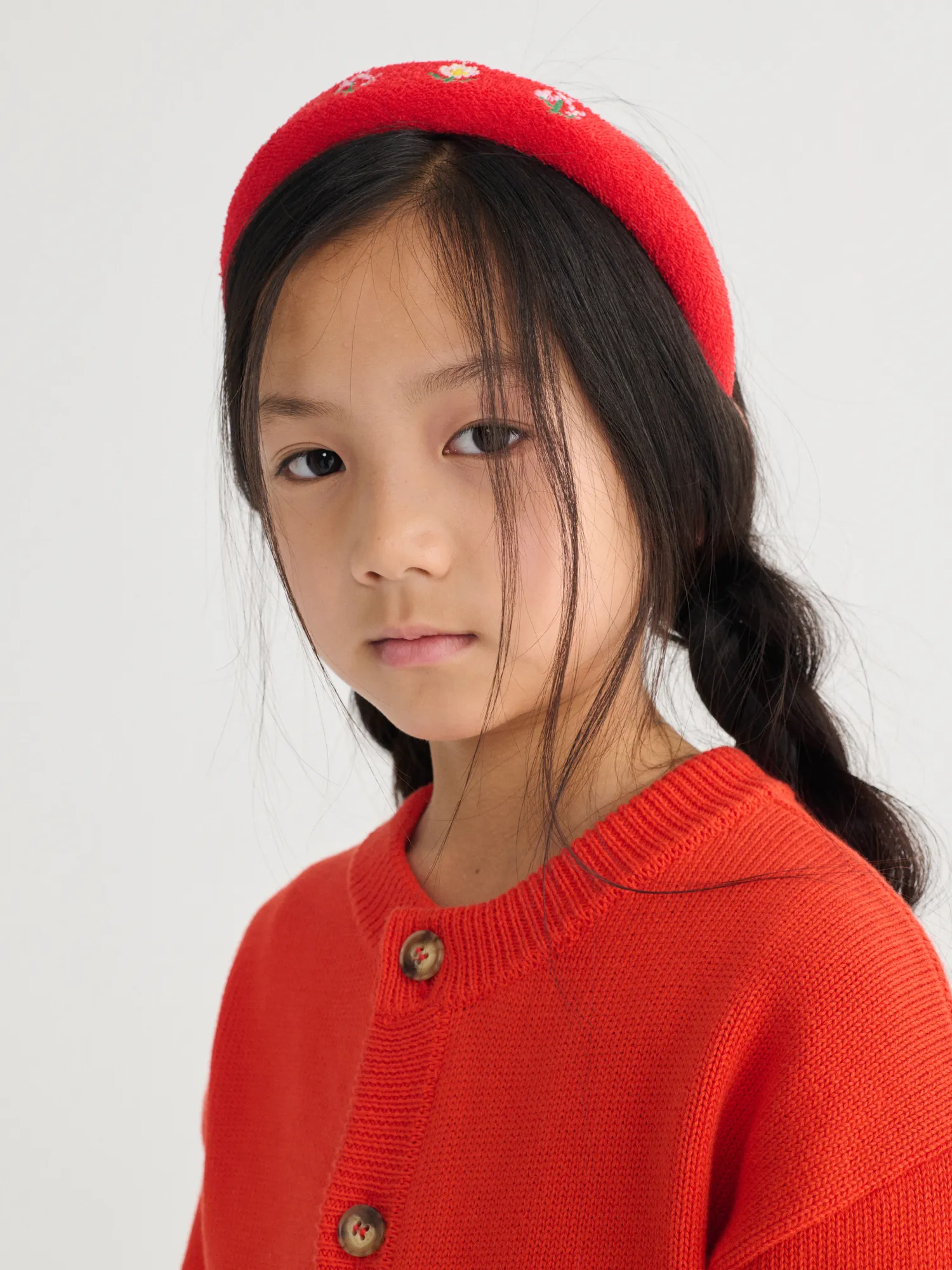 Bobo Choses Opaska Do Włosów Pixel Daisies Red - obrazek 2