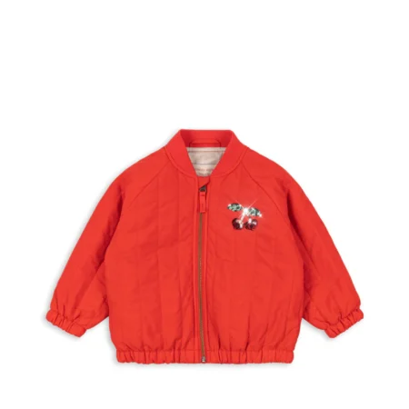 Konges Slojd Kurtka Juno Bomber Sequin Fiery Red