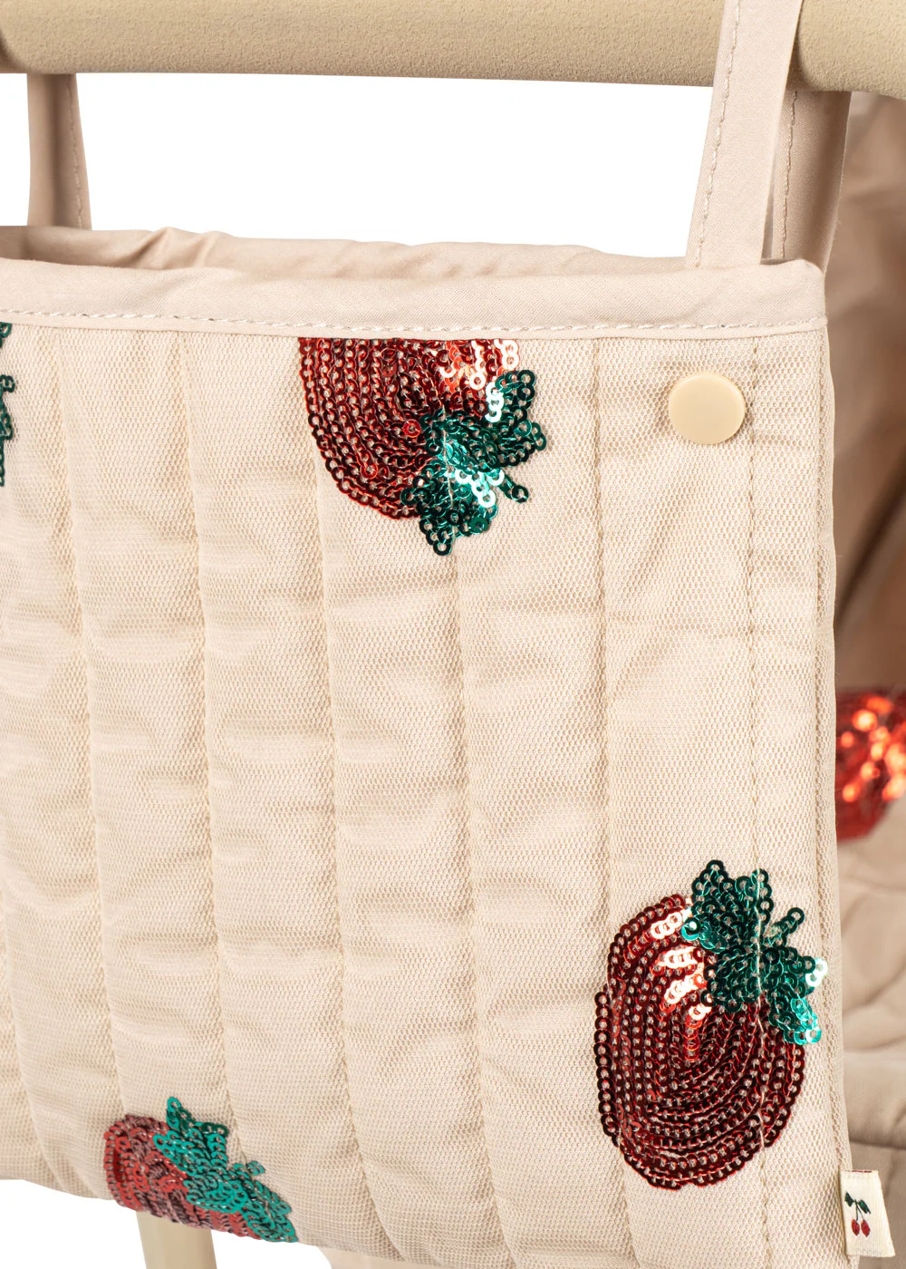 Konges Slojd Wózek Gondola DLa Lalki Minnie Tulle Strawberry - obrazek 8