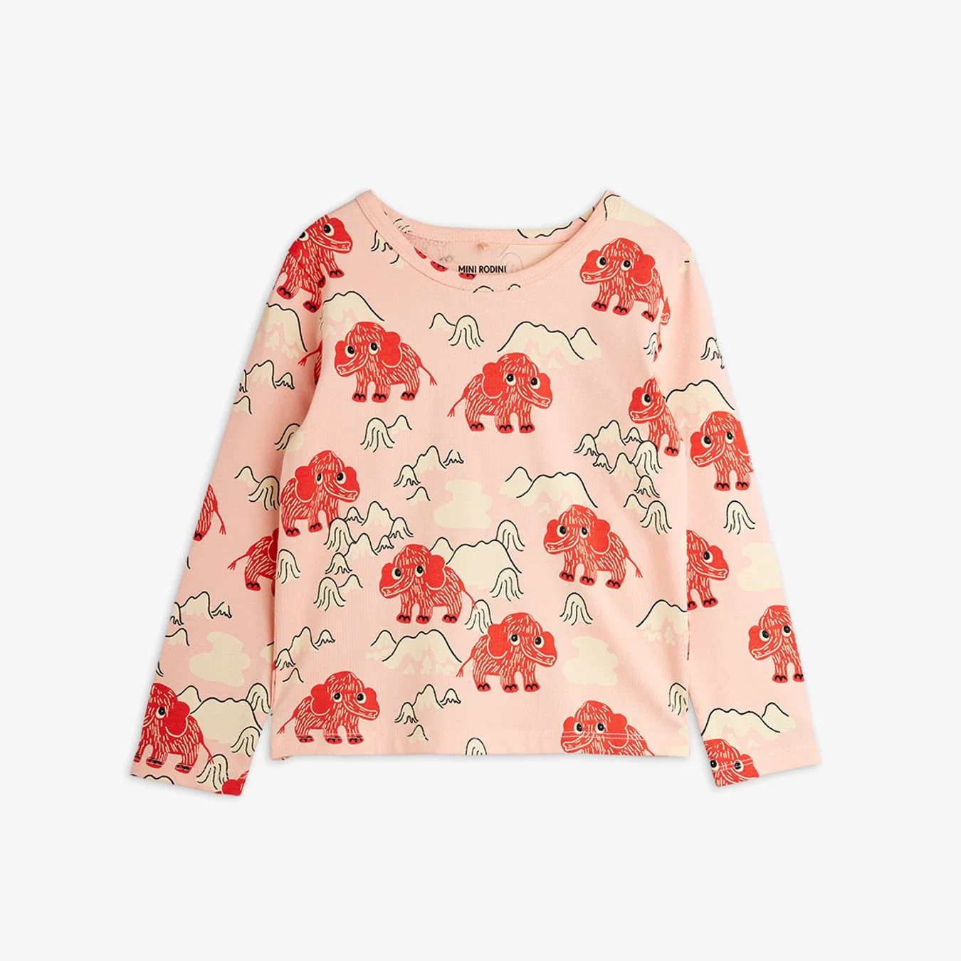 Mini Rodini Longsleeve Mammoth Pink