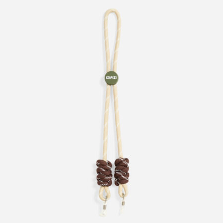 Sznurek do okularów dziecięcych IZIPIZI Child Rope Cord – Coconut