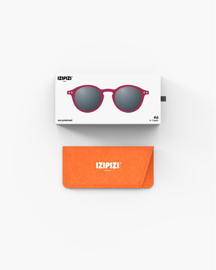 Okulary przeciwsłoneczne dla dzieci IZIPIZI CHILD #D Cranberry (5-7lat) - obrazek 9