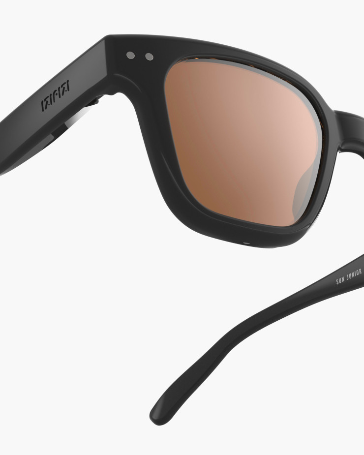 Okulary przeciwsłoneczne dla dzieci IZIPIZI JUNIOR #Road Black (7-11lat) - obrazek 4