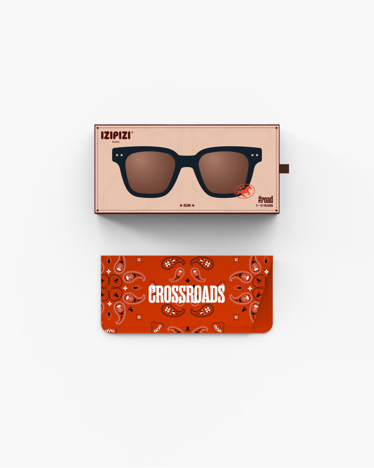 Okulary przeciwsłoneczne dla dzieci IZIPIZI JUNIOR #Road Black (7-11lat) - obrazek 6