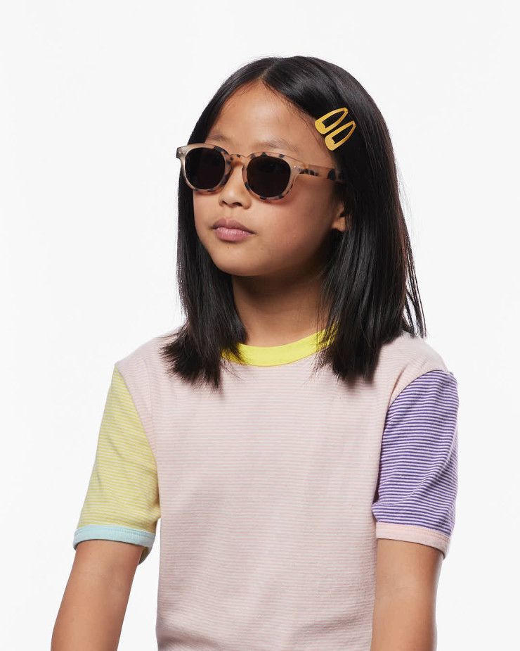 Okulary przeciwsłoneczne dla dzieci IZIPIZI JUNIOR #C Light Tortoise (7-11lat) - obrazek 3