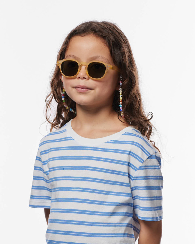 Okulary przeciwsłoneczne dla dzieci IZIPIZI JUNIOR #C Yellow Honey (7-11lat) - obrazek 3