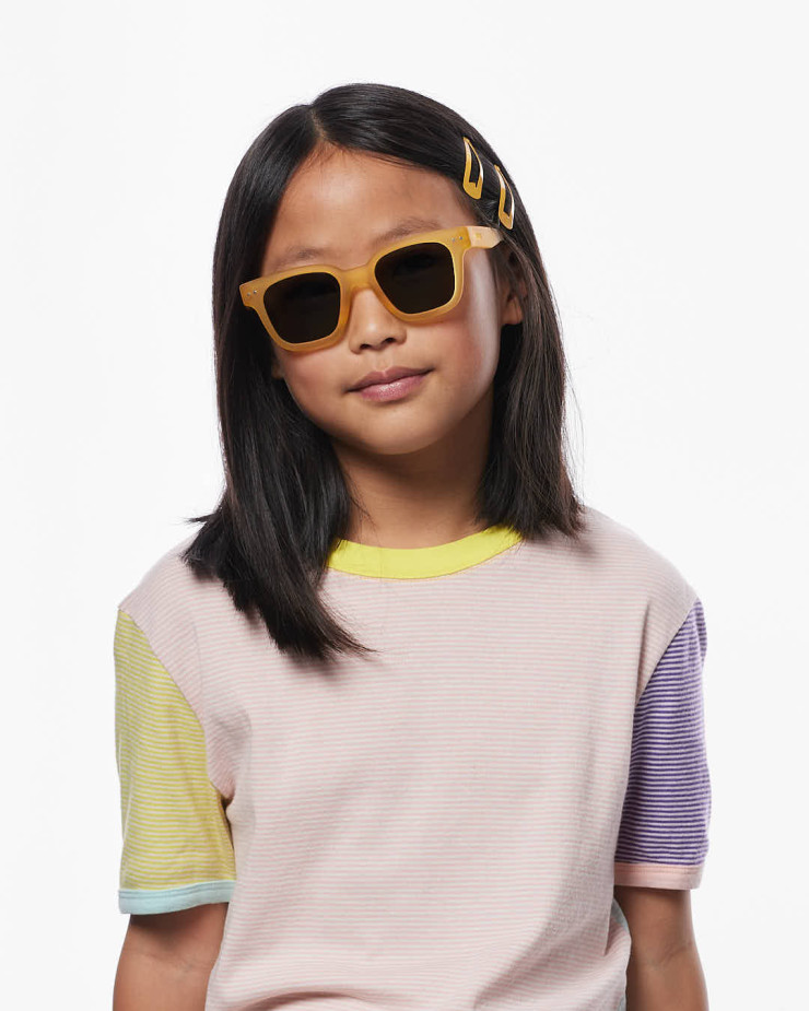 Okulary przeciwsłoneczne dla dzieci IZIPIZI JUNIOR #Road Yellow Honey (7-11lat) - obrazek 2