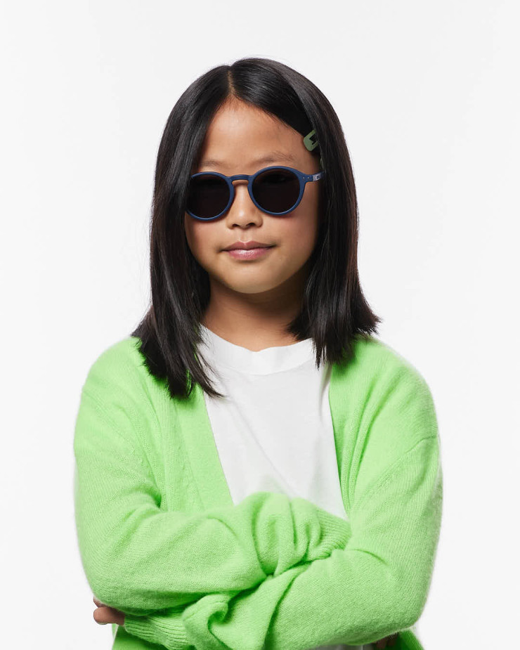 Okulary przeciwsłoneczne dla dzieci IZIPIZI CHILD #D Navy Blue (5-7lat) - obrazek 3