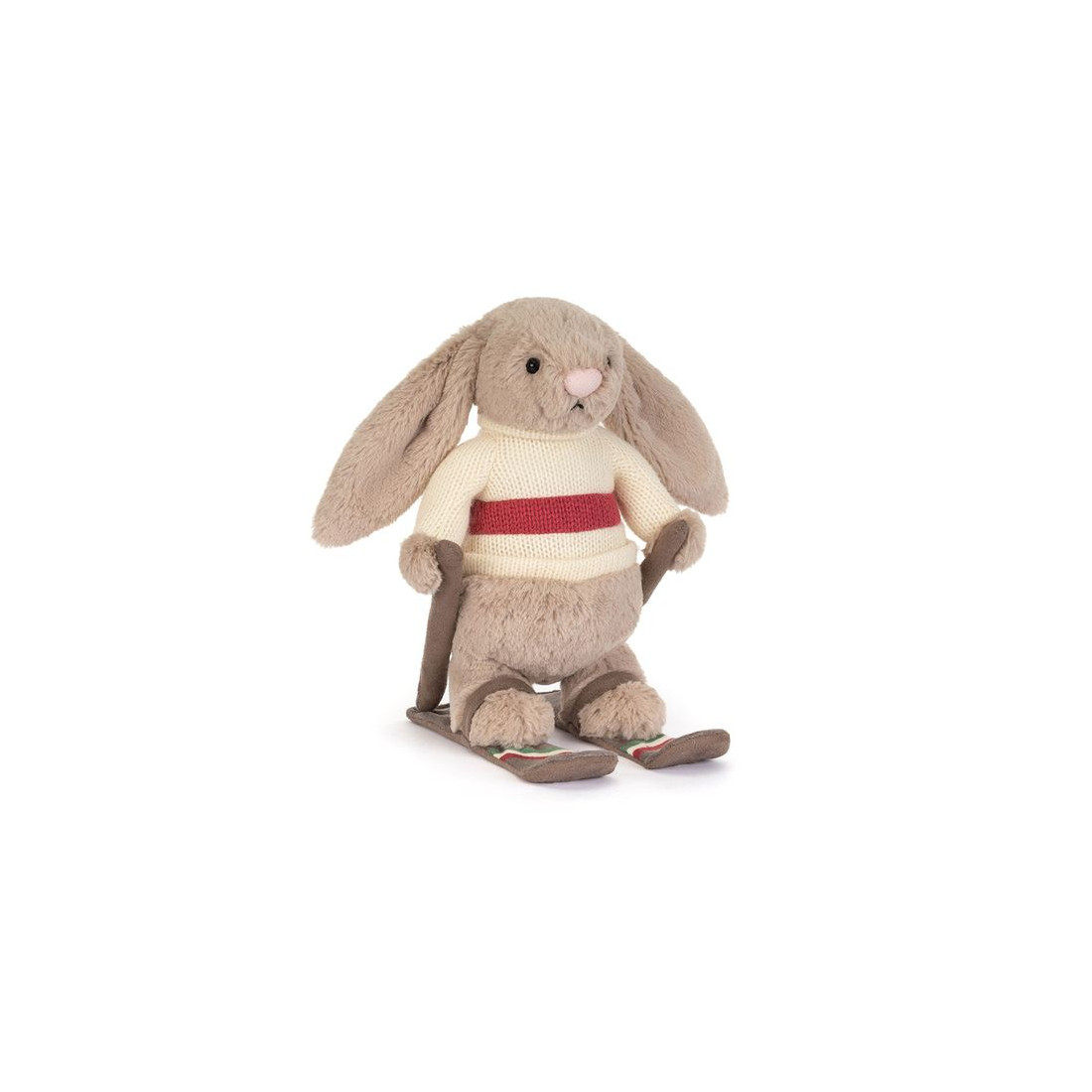 Jellycat Króliczek Beżowy na Nartach 20 cm