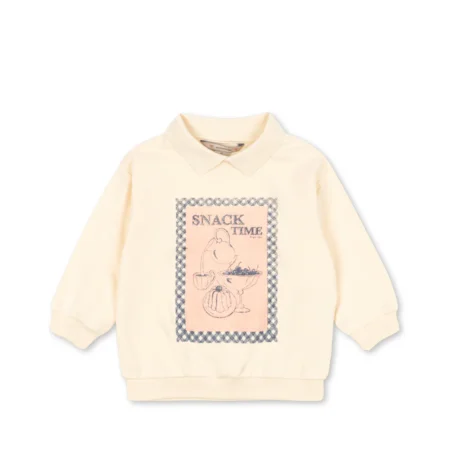 Konges Slojd Bluza Polo Spotty LS Buttercream