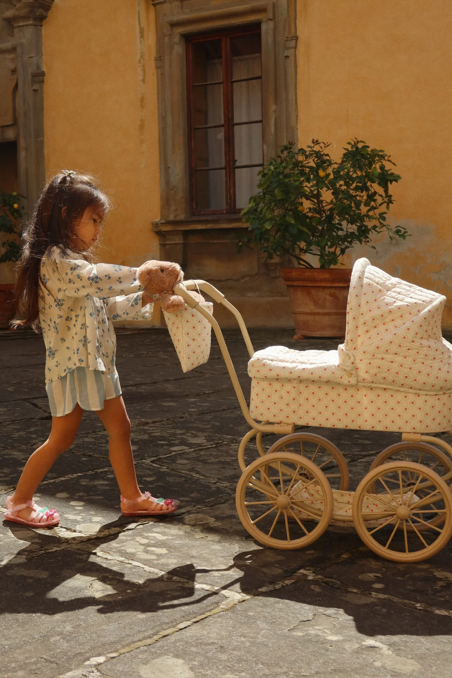 Konges Slojd 3-Pak Szortów Asli Basil/Orchid/Bleu Stripe - obrazek 3