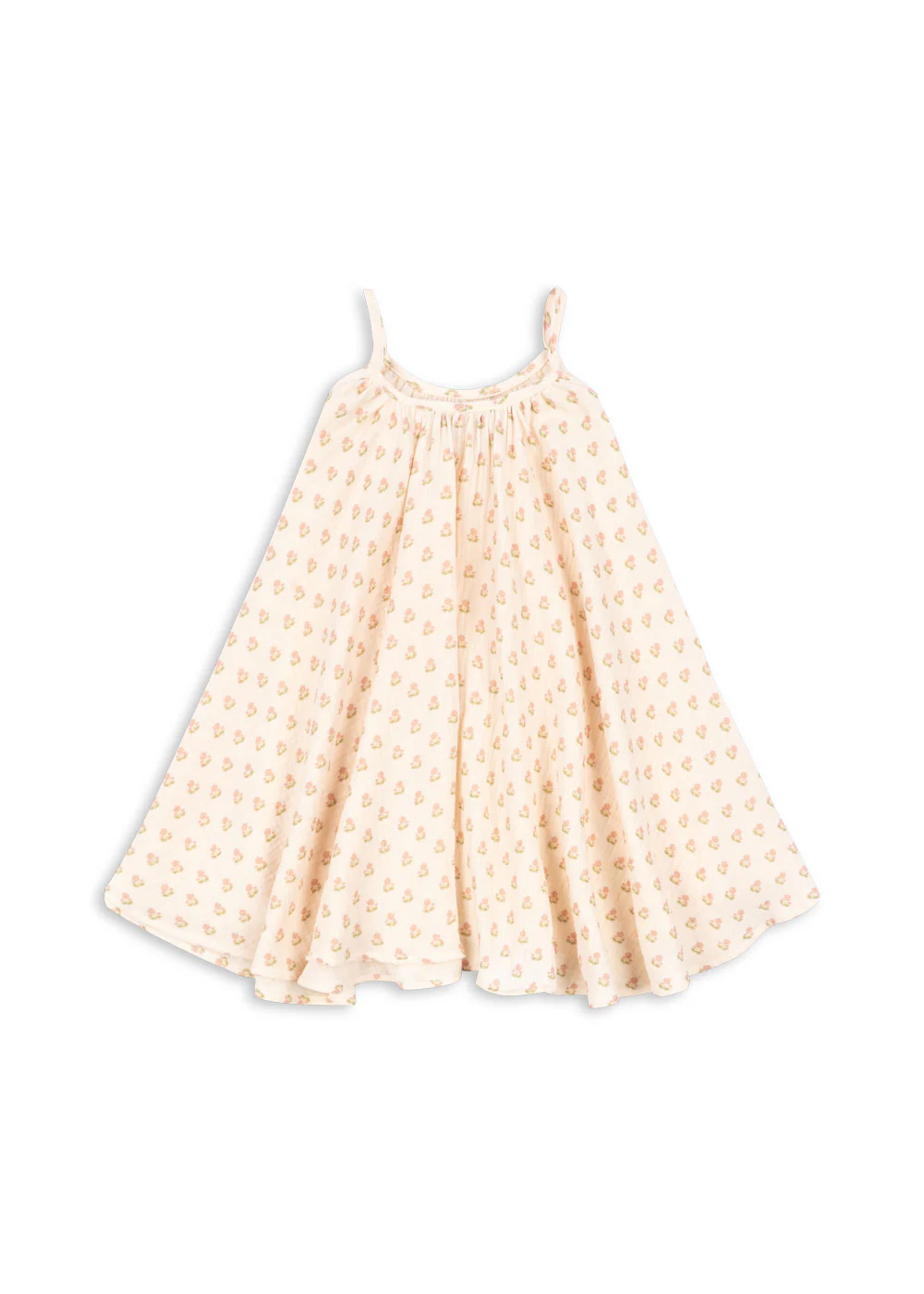 Konges Slojd Sukienka Muślinowa Coco Strap Carta Rosa - obrazek 5