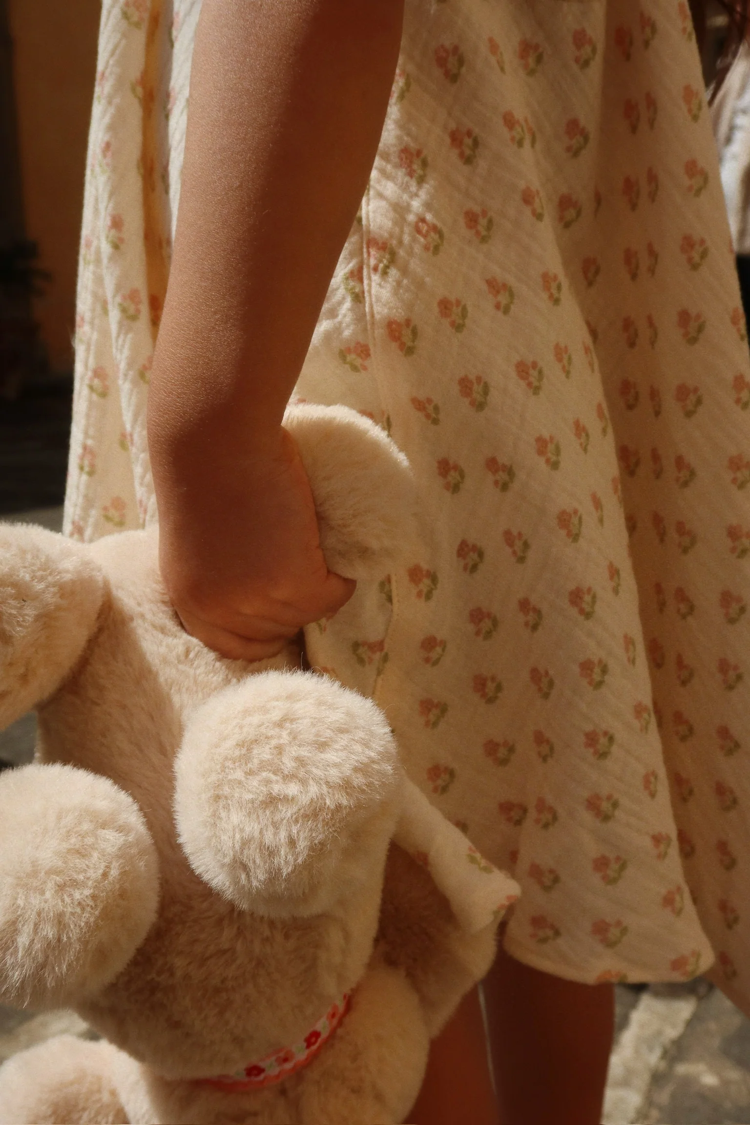 Konges Slojd Sukienka Muślinowa Coco Strap Carta Rosa - obrazek 3