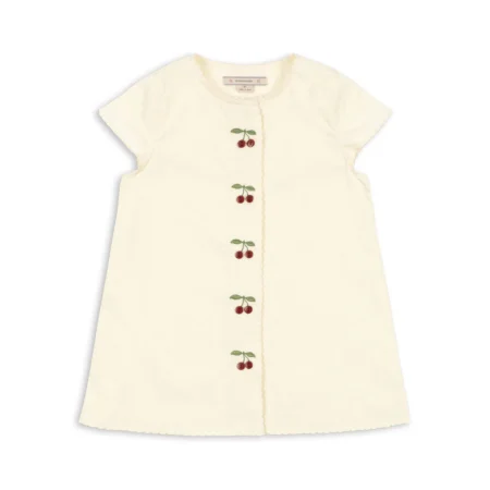 Konges Slojd Sukienka Evia Cherry Cloud Cream