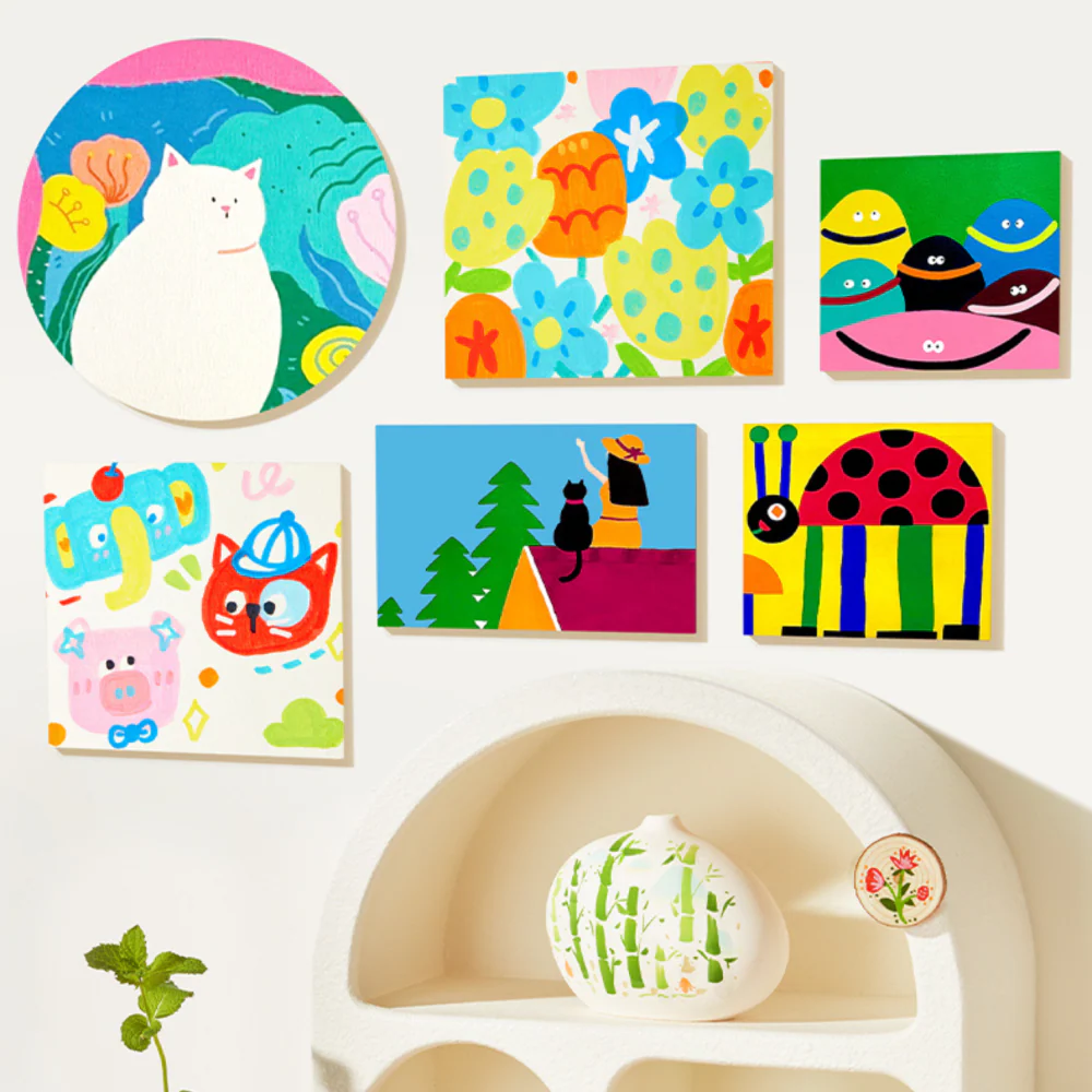 Mideer Markery akrylowe z klasyczną końcówką mideer – 6 kolorów - obrazek 6