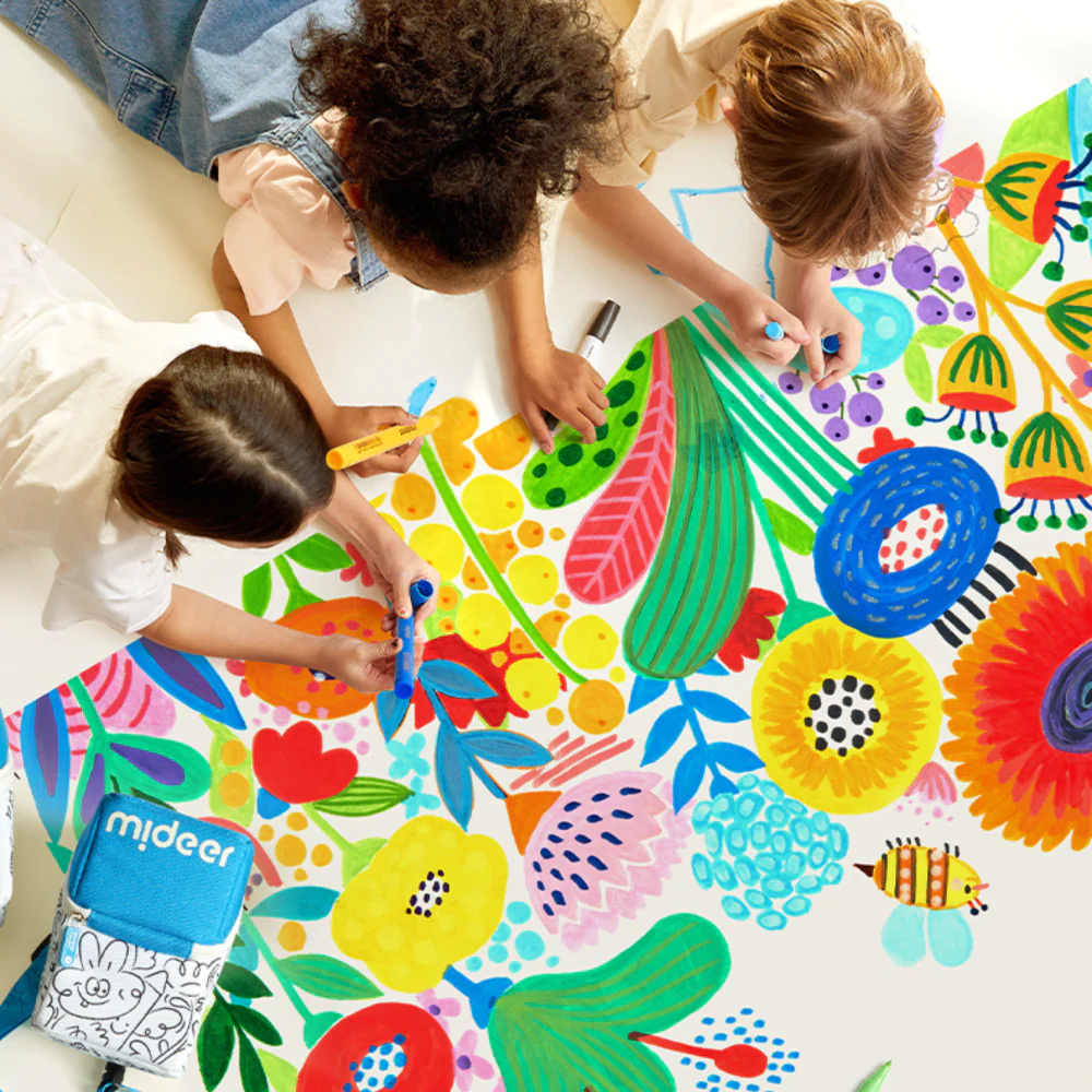 Mideer Markery akrylowe z klasyczną końcówką mideer – 6 kolorów - obrazek 4