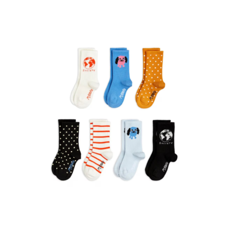 Mini Rodini 7-pak Skarpetek Multi