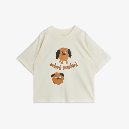Mini Rodini T-shirt Doggies Off White