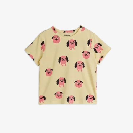 Mini Rodini T-shirt Doggies Yellow
