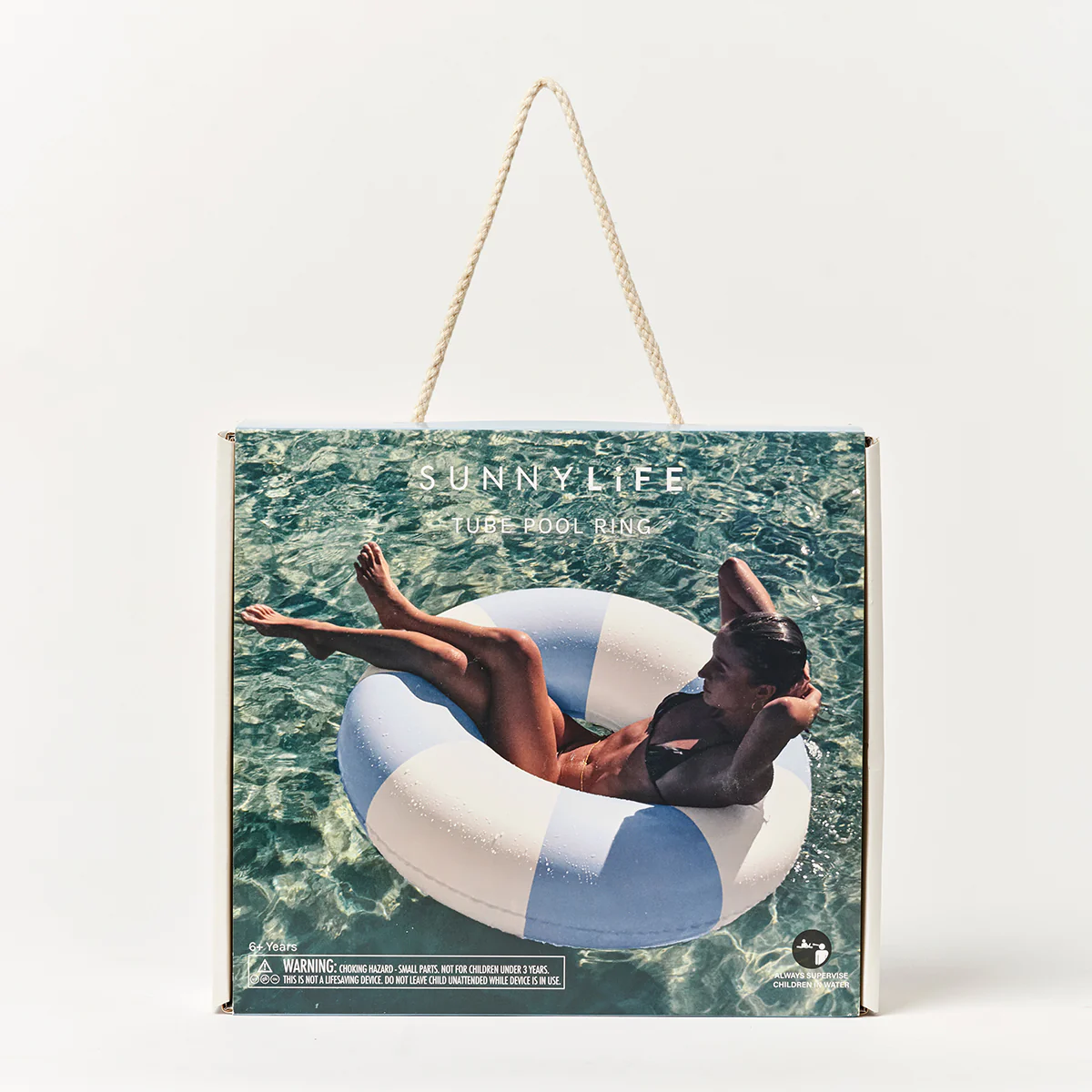 Sunnylife Koło do pływania – La Mer Med Blue - obrazek 8