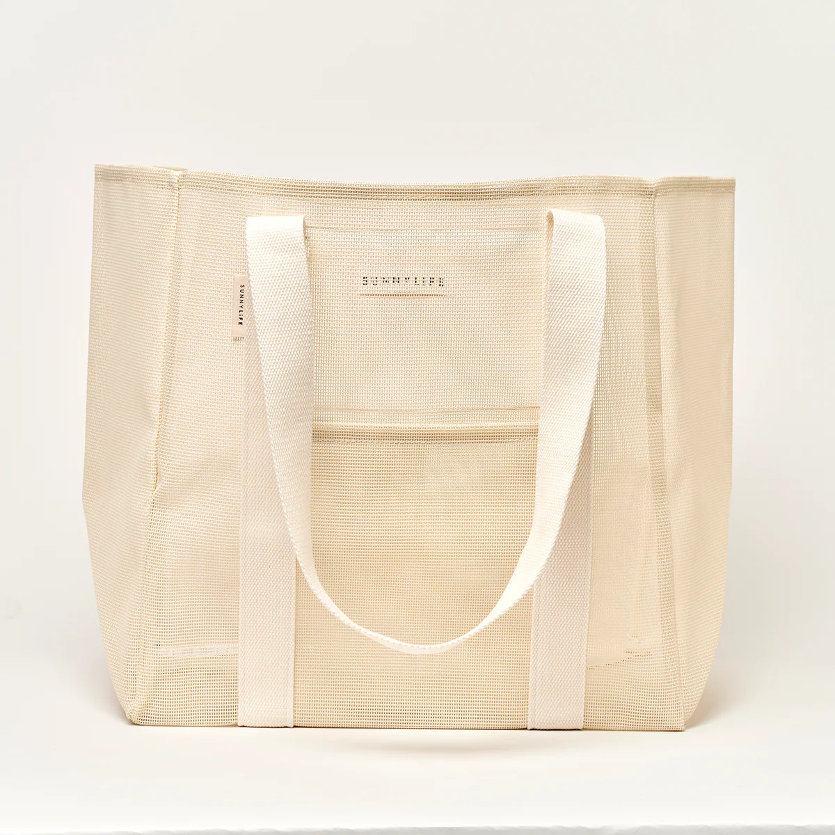 Sunnylife Plażowa torba z siatki – Oyster