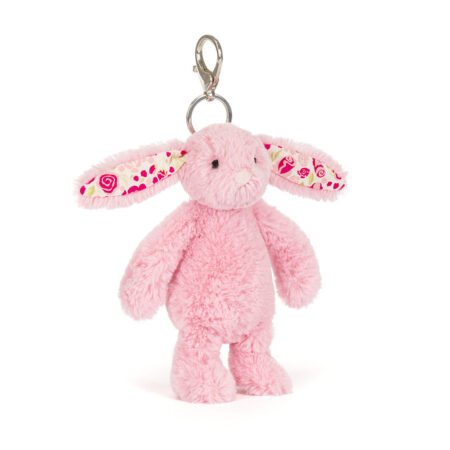 Jellycat Króliczek Różowy z Kwiecistymi Uszami 18 cm