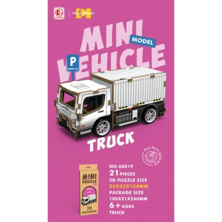 Playful Mario Minipuzzle 3D drewniane z napędem –Ciężarówka (21 el.)