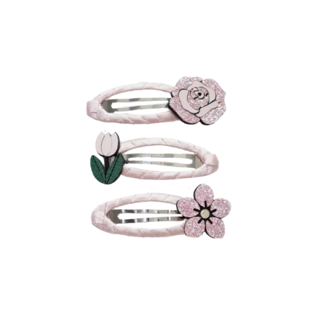 Yuko B. Spinki do włosów „TRIO TEMATYCZNE” - Kwiaty
