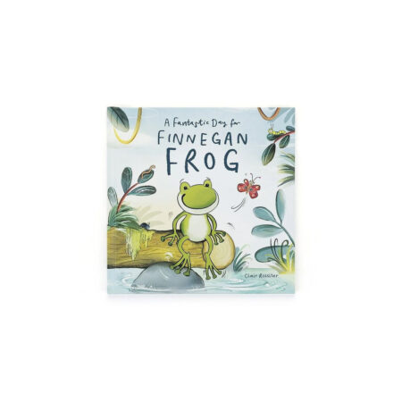 Jellycat „A Fantastic Day for Finnegan Frog” Książeczka dla Dzieci