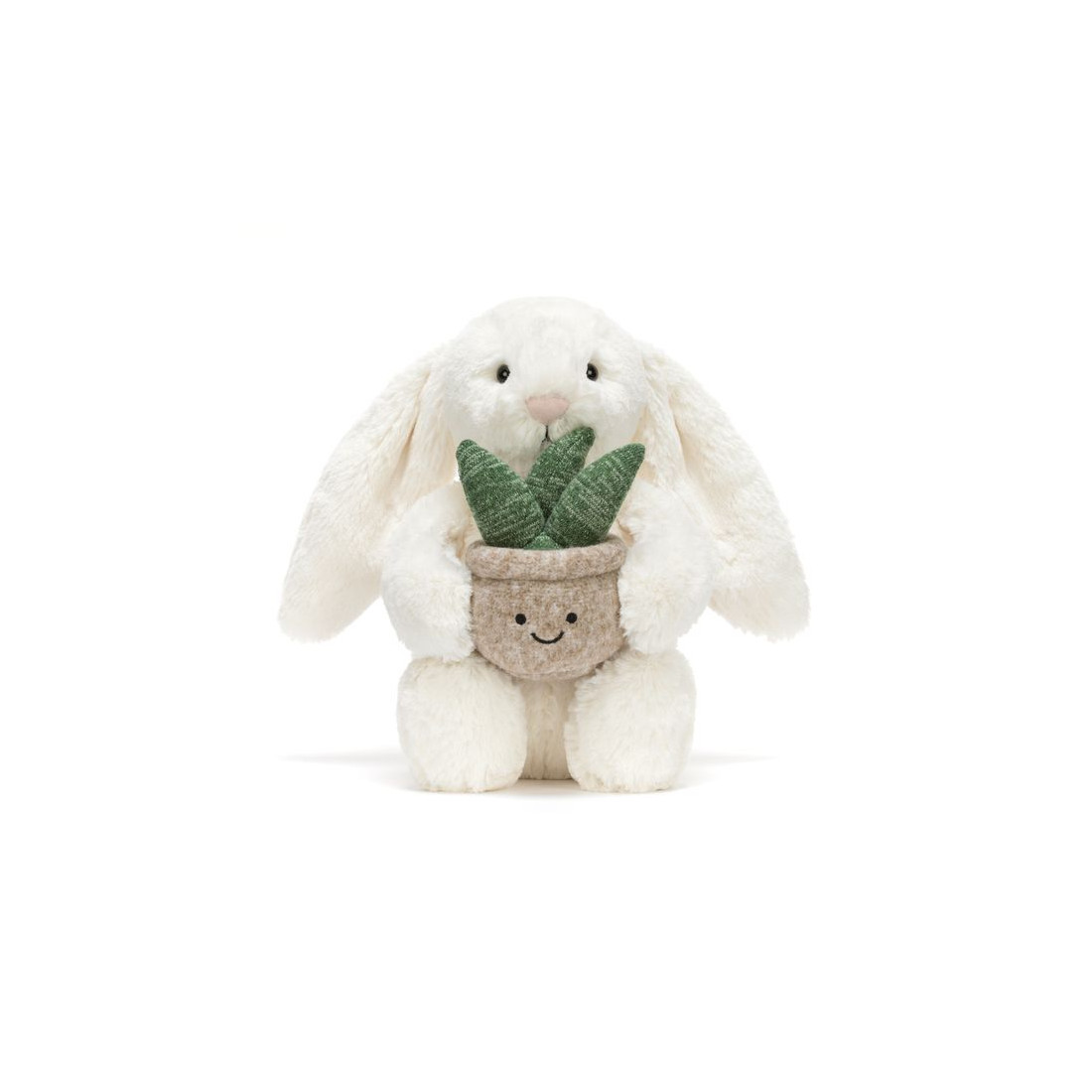 Jellycat Króliczek Kremowy z Aloesem 31 cm - obrazek 4