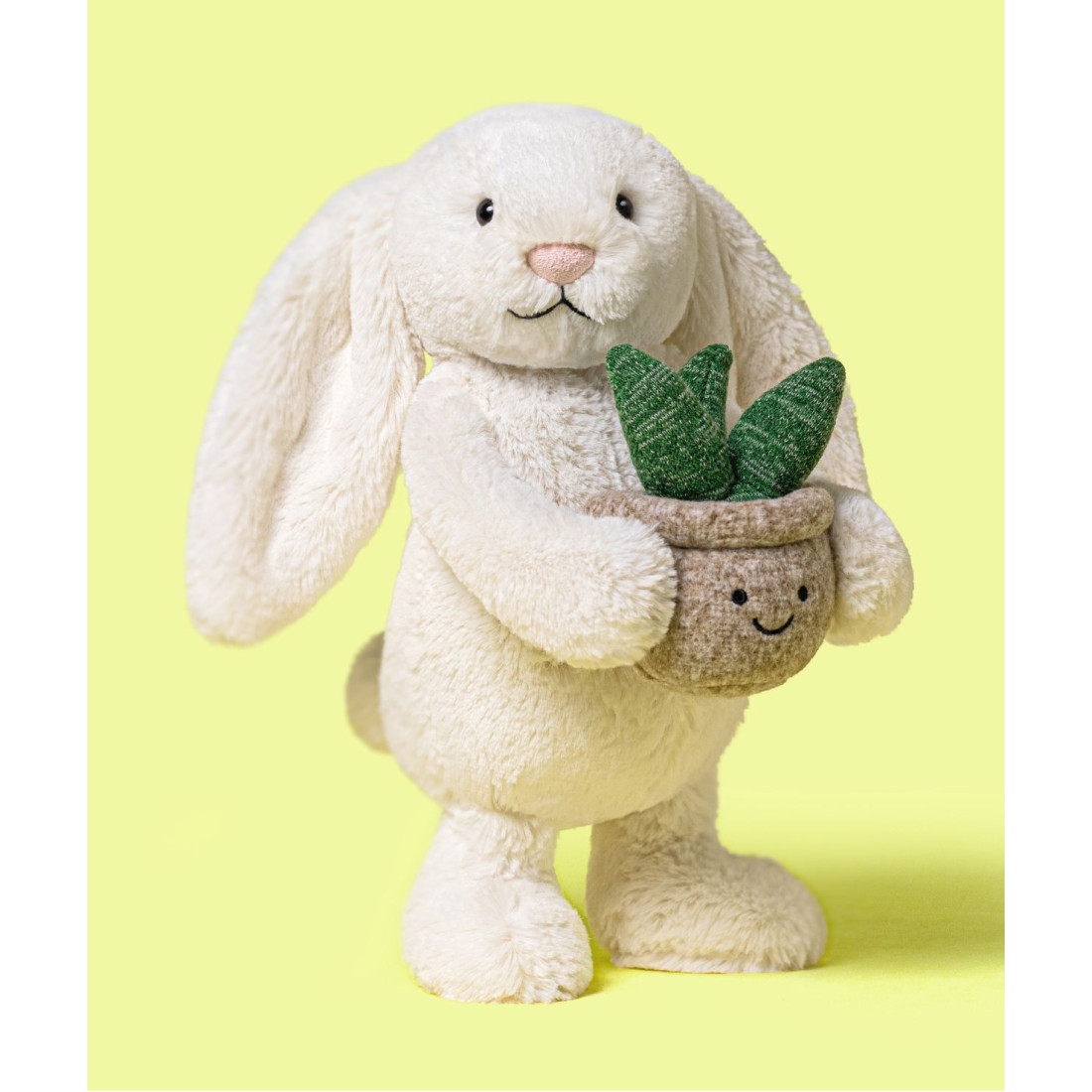 Jellycat Króliczek Kremowy z Aloesem 31 cm - obrazek 5
