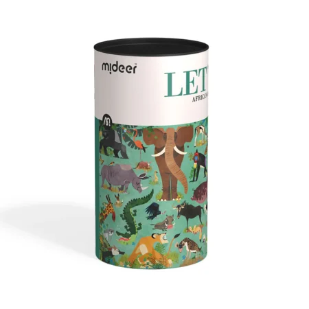 Mideer Puzzle Uczmy się! - Zwierzęta Afryki