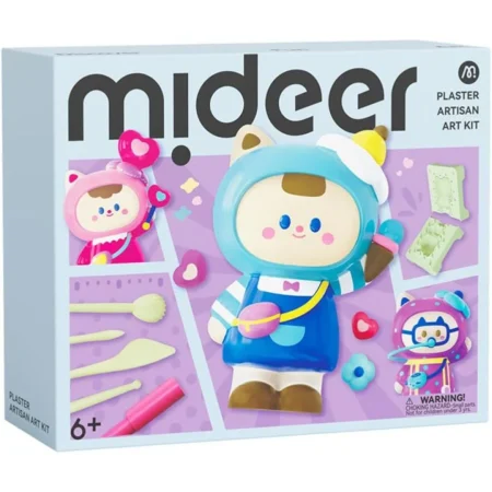 Midee Zestaw do odlewania figurek z gipsu mideer – Laleczki słodkie kotki