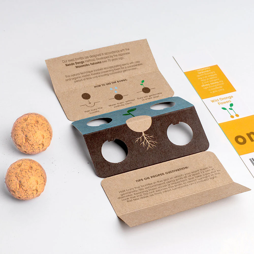 The Bees Resetea Zestaw 2 Bomb Kwiatowych Wild Orange Flowers - obrazek 2