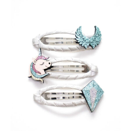 Yuko B. Spinki do włosów „TRIO TEMATYCZNE” - Lodowe skarby